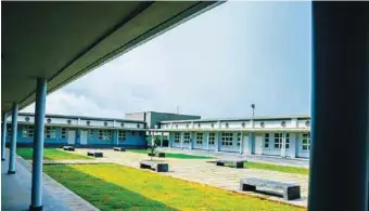  ??  ?? Newly revamped blocks of classrooms at the Government Science and Technical College (formerly Benin Technical College), during Governor Godwin Obaseki’s inspection tour of the college