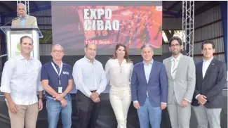  ?? ABEL UREÑA ?? Camára de Comercio ofreció detalles de Expo-Cibao 2019.