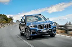  ??  ?? The first high-performanc­e BMW X3 – the M40i, coming to New Zealand next month.