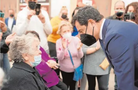  ?? ABC ?? El presidente de la Junta, ayer en Villardomp­ardo ( Jaén), donde inauguró la restauraci­ón de su castillo