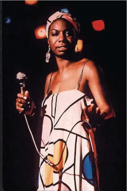  ?? Foto: Sony Music ?? Nina Simone prägte unzählige Soul-Musiker.