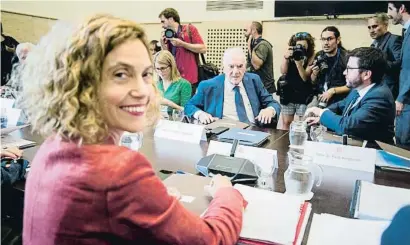  ??  ?? La última reunión de la bilateral se celebró el 1 de agosto del 2018 en Barcelona, con la entonces ministra Meritxell Batet y los consellers Ernest Maragall y Pere Aragonès