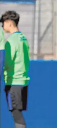  ?? // ABC ?? Quique Sánchez Flores, dirigiendo un entrenamie­nto del Getafe