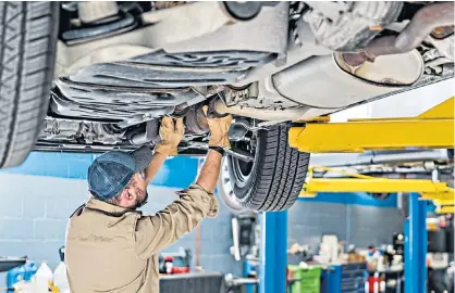  ?? ?? Daniel Garside, left, runs two businesses, with the most recent venture specialisi­ng in exhaust systems