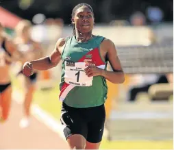  ?? / ROGER SEDRES/GALLO IMAGES ?? Caster Semenya will round off her domestic campaign at the Ussa Games in Cape Town.