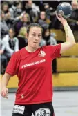  ?? Foto: Fred Schöllhorn ?? Der Pechvogel der Handball Saison: Pa tricia Horner musste erst an der Schulter operiert werden und erlitt nach ihrem ersten Spiel 2017 eine Sprunggele­nks verletzung.