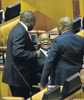  ?? PHOTO: KOPANO TLAPE/GCIS ?? President Jacob Zuma during his reply to the debate of the State of the Nation Address in the National Assembly.