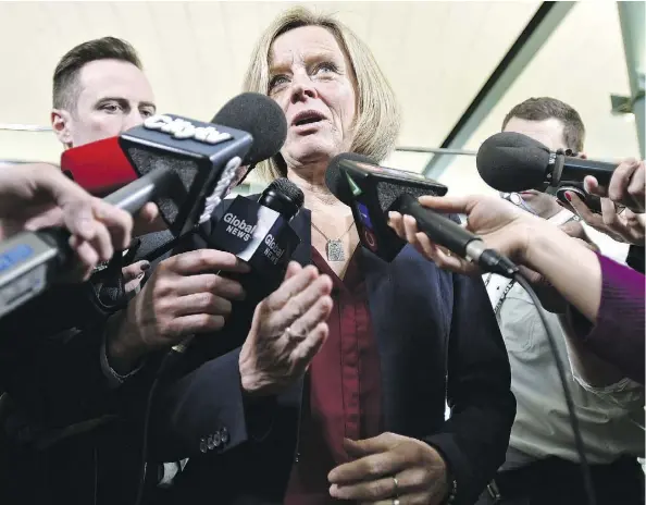  ?? ED KAISER ?? Premier Rachel Notley said Thursday she will have allies help push talks on the oil-price crisis at the premiers meeting on Friday.