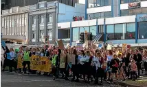  ?? WARWICK SMITH/STUFF ?? Another School Strike For Climate event had been scheduled for yesterday, but it was cancelled because of the coronaviru­s restrictio­ns.