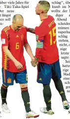  ?? Foto: Witters ?? Andres Iniesta (links) und Sergio Ramos.