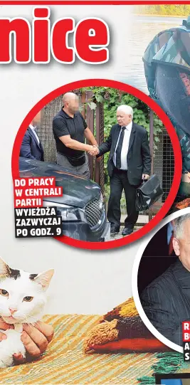  ?? ?? DO PRACY W CENTRALI PARTII WYJEŻDŻA ZAZWYCZAJ PO GODZ. 9