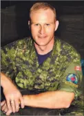  ?? CPL KEVIN PAUL/DND ?? Capt. Kyle Paul, a liaison officer for Canada’s DART, survived a hockey accident in February 2004.