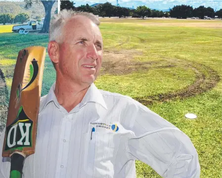  ?? ?? Townsville Western Suburbs Cricket Club (WSCC) president Peter Raffles says ongoing crime and vandalism at the club has pushed volunteers to “breaking point.”