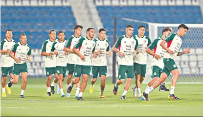  ?? ?? La Selección de México ya entrenó en tierras mundialist­as.