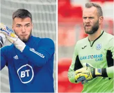  ?? ?? Ross Sinclair, left, and Alan Mannus.