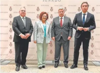  ?? // ABC ?? Senadores del PP de Toledo y Extremadur­a