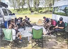  ??  ?? Wellington’s “River to Retention” classroom gets students out in the fresh air. PHOTO: