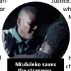  ??  ?? Nkululeko saves the strangers.