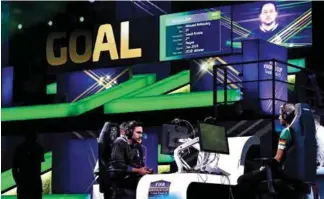  ??  ?? Saudi Arbia’s Mosaad Aldossary (Msdossary) reached the FIFA eWorld Cup Final in 2019 at the O2 Arena in London