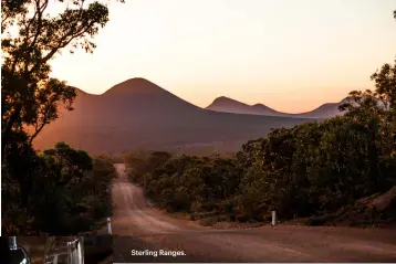  ??  ?? Sterling Ranges.