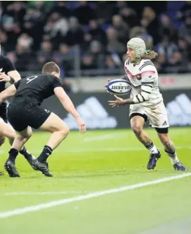  ?? Photo Midi Olympique - Patrick Derewiany ?? Sekou Macalou ou Gabriel Lacroix, deux des petits nouveaux qui ont marqué des points dans ce match test de semaine.