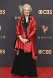  ??  ?? Margaret Atwood was the toast of Tinseltown as “The Handmaid’s Tale” won eight Emmys.