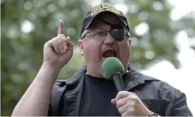  ?? Photograph: Susan Walsh/AP ?? Stewart Rhodes, founder and leader of the Oath Keepers far-right militia group, has been charged with seditious conspiracy.