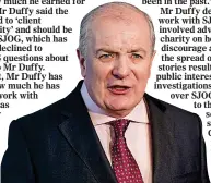  ??  ?? Gavin duffy: Faced challenge on tweets for staff