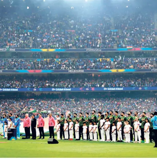 ?? AFP ?? Can’t get bigger
than this: It is always a full house for an India-pakistan cricket encounter, in any tournament, and in any part of the world.