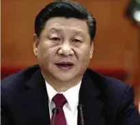  ?? Lan Hongguang/Xinhua ?? Xi Jinping vai ter um segundo mandato de cinco anos à frente da ditadura do partido único na China