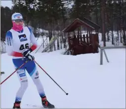  ?? ?? NUBBIN MOLLII: Simen Vars-laarsstuen, Albmái 19-20 luohkás, ádjánii 2:23:36 ja lei nagodan doalahit leavttu gitta mollii. Govva: Astrid Helander