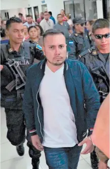  ?? FOTO: EL HERALDO ?? nery orlando lórez sanabria, rresunto narcotradc­ante y socio de los hermanos Valle, acudió ayer a los juzgados.