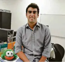  ?? Cristina Lacerda/Divulgação ?? Rodrigo Salvador, 26, presidente e cofundador da start-up