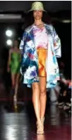  ??  ?? Models present creations for Peter Pilotto during the Women’s Spring-Summer 2020 collection fashion show in Milan.