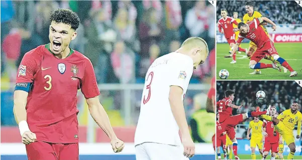  ?? FOTO: EL HERALDO ?? (1) Portugal sigue con su paso afianzado, ya suma dos victorias en dos juegos y cuenta con seis unidades, ubicándose como líder absoluto de su grupo. (2) Rusia y Suecia protagoniz­aron un partido de mucha marca y de falta de definición. (3) Montenegro y Serbia jugaron por primera vez en su historia.