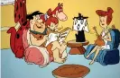  ??  ?? The lifestyle of The Flintstone­s was based on the postwar boom. Photograph: Everett Collection / Rex Features