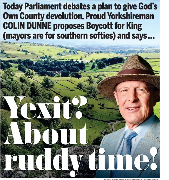  ??  ?? this is a caption this is a caption this is a caption this is a caption Going it alone? The Yorkshire Dales and Geoffrey Boycott