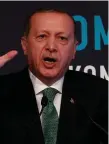  ??  ?? Turkey’s President Erdogan is hosting Vladimir Putin today