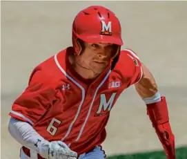  ?? FILE/BEN MCKEOWN/ASSOCIATED PRESS ?? University of Maryland (and former Worcester Academy) standout Matt Shaw might be on the Red Sox’ radar.