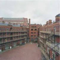  ?? PHOTOGRAPH­Y: TOBIAS HARVEY INTERIORS: AMY HEFFERNAN WRITER: SIMON MILLS ?? LEFT, THE BUILDING CURRENTLY UNDER DEVELOPMEN­T ORIGINALLY CONTAINED A FIRE STATION, A POLICE STATION, A BANK, THE CORONER’S COURT, AND WORKERS’ FLATS, ARRANGED AROUND AN INNER COURTYARD