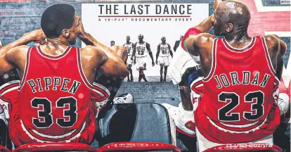  ?? NETFLIX ?? “THE LAST DANCE”. La última temporada de Michael Jordan en los Chicago Bulls, bajo la lupa de Netflix.