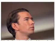  ??  ?? Sebastian Kurz est appelé à devenir à  ans le plus jeune dirigeant au monde. (Photo AFP)