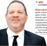  ?? AP. ?? Harvey Weinstein se alejará un tiempo para atender la bronca.