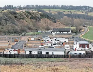  ??  ?? Two fresh planning applicatio­ns are to be considered for the St Cyrus site.