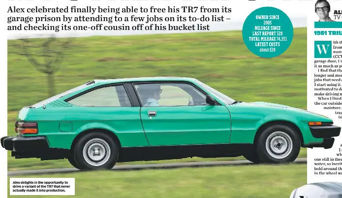 MY OTHER TR7'S A LYNX 1981 TRIUMPH TR7 DHC - PressReader