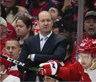  ?? Ap FIle ?? MOVING ON: The Capitals fired coach Todd Reirden after an early playoff exit for the second season in a row.