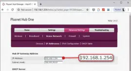  ??  ?? Our router’s IP address is 192.168.1.254, which is easy to guess as it’s widely used by other routers