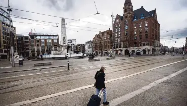  ??  ?? Een uitgestorv­en Dam, eind maart van dit jaar.