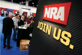  ?? Photograph: Joshua Roberts/Reuters ?? The NRA is registered as a not-for-profit organisati­on in New York.