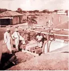  ??  ?? The Mutwal Tunnel being constructe­d by the Department in 1925